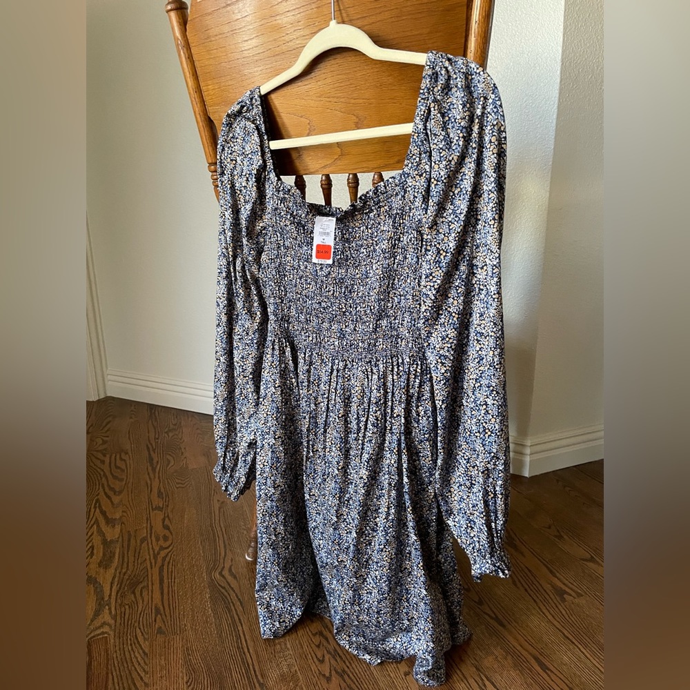 Gap Smocked Mini Dress